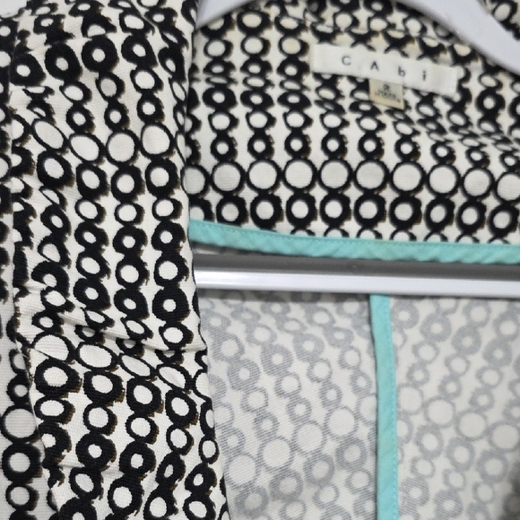 CAbi Black and White Patterned Blazer - Picture 5 of 12